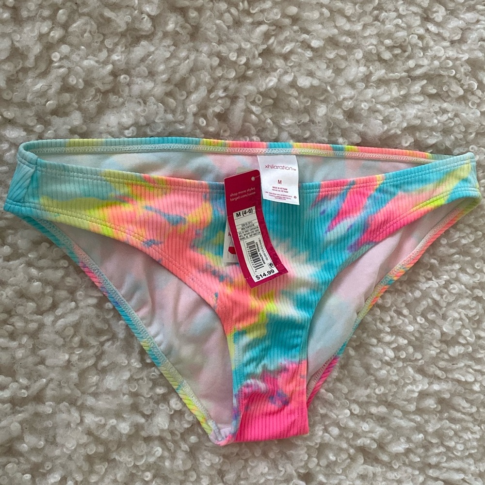 Medium tie dye bikini bottoms
